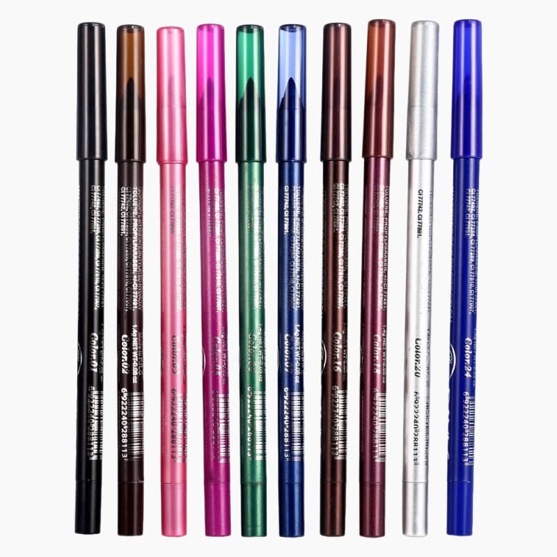 10 stuks gekleurde eyeliner gelpennen