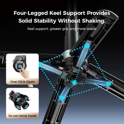 4-in-1 Multifunctionele 360° Draaibare Magnetische Selfiestick