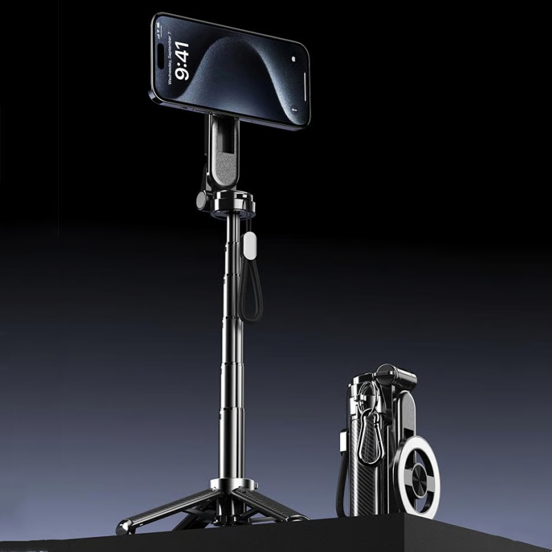 4-in-1 Multifunctionele 360° Draaibare Magnetische Selfiestick
