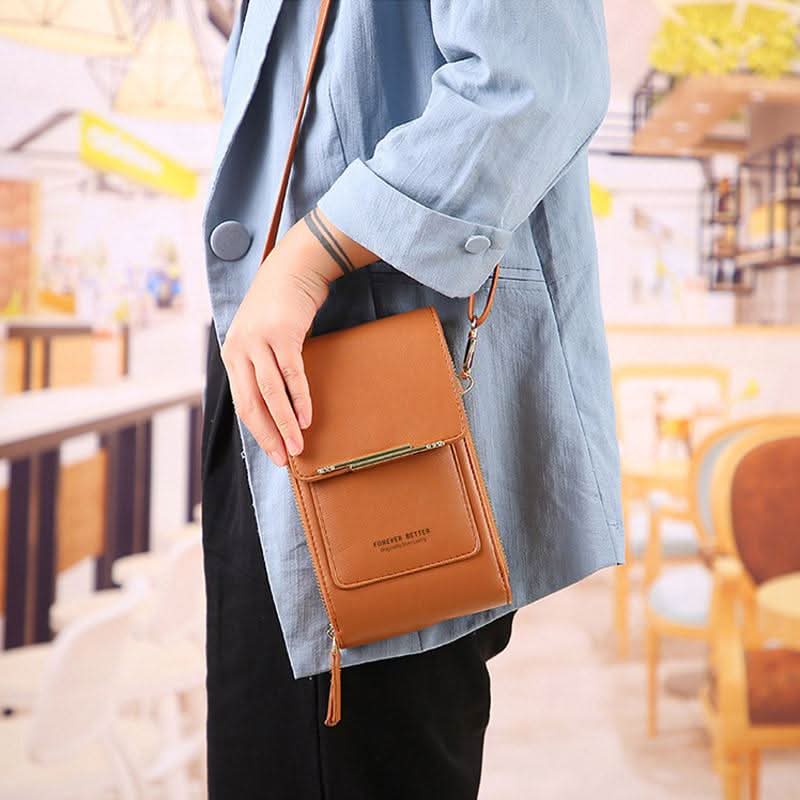 ✨️SPECIALE AANBIEDING 2026 - 55% KORTING👜 📱Dames messengerbag met touchscreen – Smartphone opladen, antidiefstal & waterbestendig