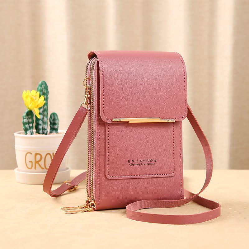 ✨️SPECIALE AANBIEDING 2026 - 55% KORTING👜 📱Dames messengerbag met touchscreen – Smartphone opladen, antidiefstal & waterbestendig