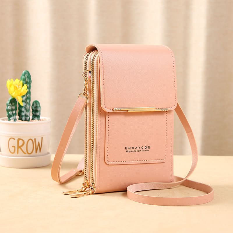 ✨️SPECIALE AANBIEDING 2026 - 55% KORTING👜 📱Dames messengerbag met touchscreen – Smartphone opladen, antidiefstal & waterbestendig