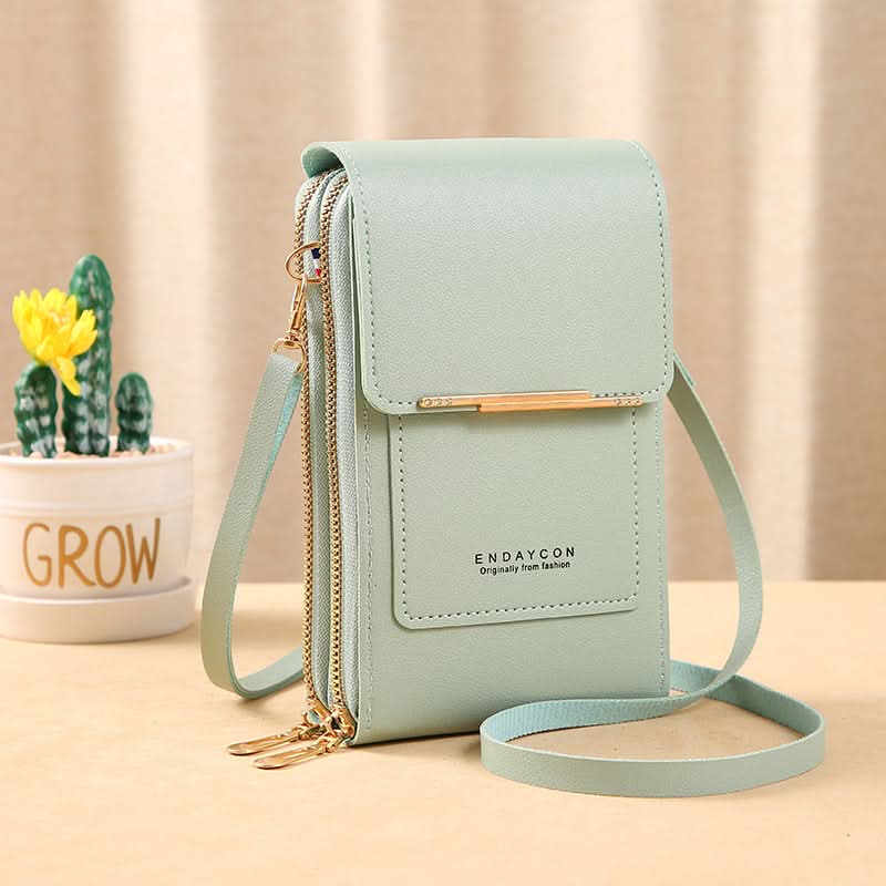 ✨️SPECIALE AANBIEDING 2026 - 55% KORTING👜 📱Dames messengerbag met touchscreen – Smartphone opladen, antidiefstal & waterbestendig
