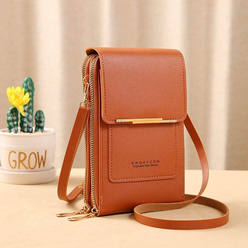 ✨️SPECIALE AANBIEDING 2026 - 55% KORTING👜 📱Dames messengerbag met touchscreen – Smartphone opladen, antidiefstal & waterbestendig