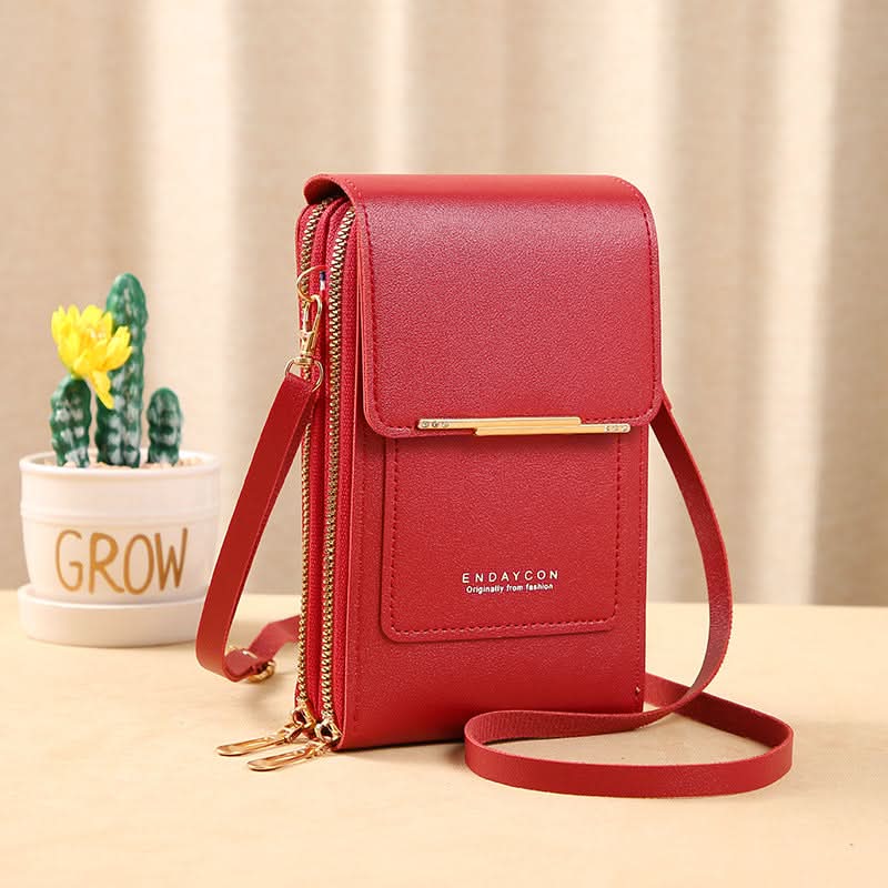 ✨️SPECIALE AANBIEDING 2026 - 55% KORTING👜 📱Dames messengerbag met touchscreen – Smartphone opladen, antidiefstal & waterbestendig