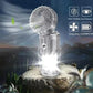☀️【Zonne-energie campinglamp met ventilator】—— Licht en wind gaan hand in hand, en wind zorgt voor stroom: alles wat je nodig hebt voor je kampeeruitje in één apparaat!🏕️💨