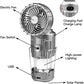 ☀️【Zonne-energie campinglamp met ventilator】—— Licht en wind gaan hand in hand, en wind zorgt voor stroom: alles wat je nodig hebt voor je kampeeruitje in één apparaat!🏕️💨