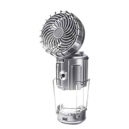☀️【Zonne-energie campinglamp met ventilator】—— Licht en wind gaan hand in hand, en wind zorgt voor stroom: alles wat je nodig hebt voor je kampeeruitje in één apparaat!🏕️💨