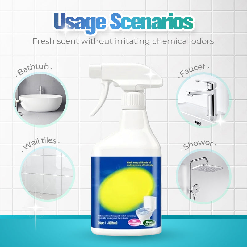 Multifunctionele badkamer kalkreiniger spray