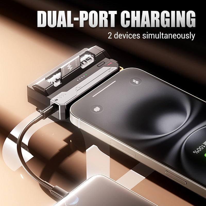 Draagbare powerbank met vervangbare batteri