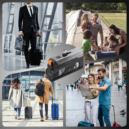Draagbare powerbank met vervangbare batteri