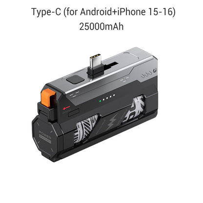 Draagbare powerbank met vervangbare batteri