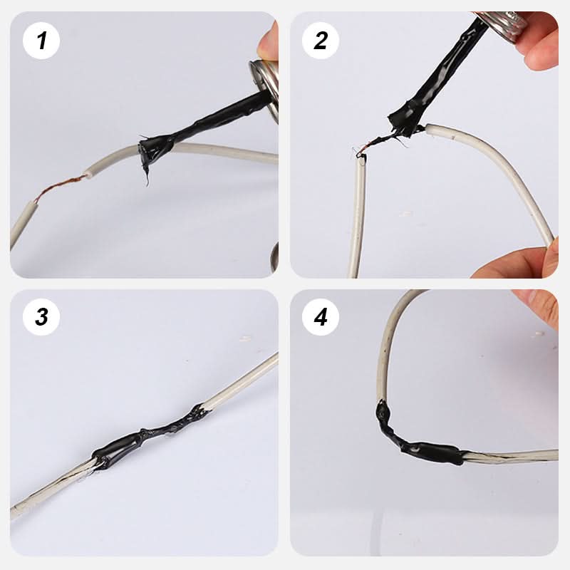 "Sluit kortsluiting AF in seconden! ⚡" "Geen gedoe meer met traditionele tape! ✂️