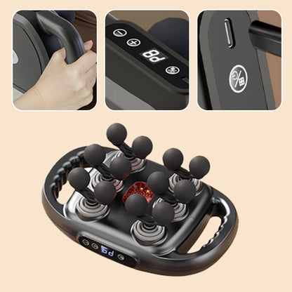 🔥Multifunctioneel automatisch spiermassagepistool van 12-kopen spiermassa