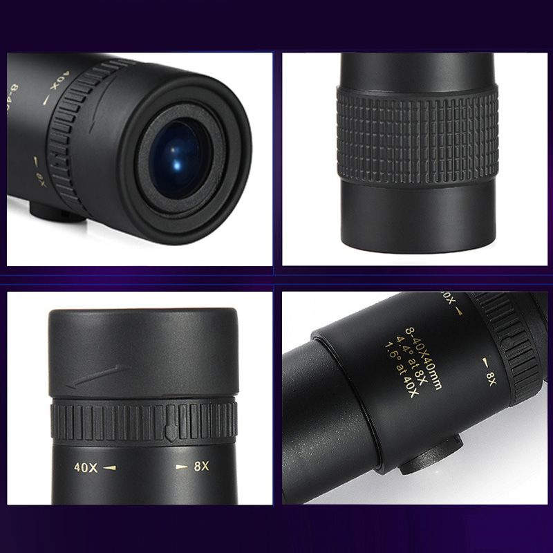 4K 8-40X 40mm Super Telefoto Zoom Monoculaire Telescoop