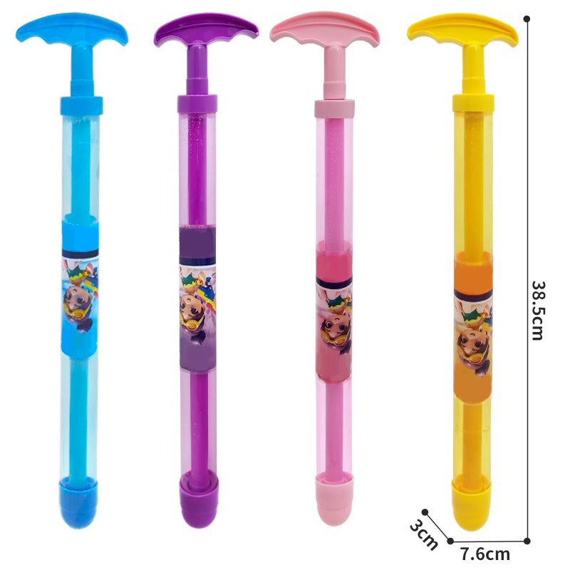 🎆 Even trekken en hij wordt langer | Eén druk op de knop en er schieten vuurwerk uit | Deze waterpistool is echt te gek 💦💥