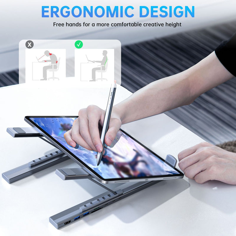 🔥Uitverkoop 57% korting🔥USB-C Dockingstation Laptopstandaard met 4K HDMI💻