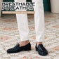 Heren Casual Brede Ademende Instap Loafers
