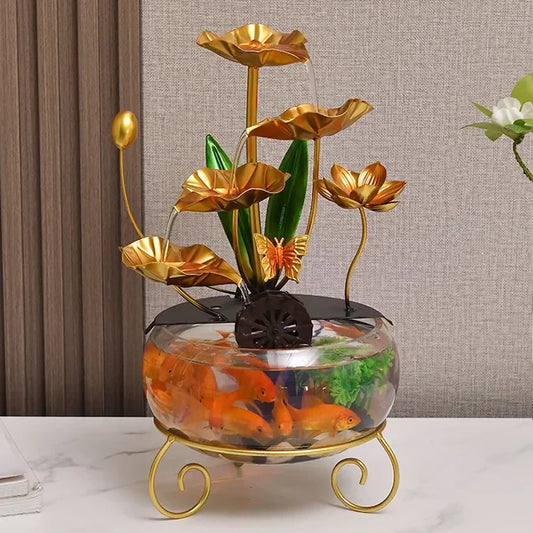 Luxe creatief lotusviskom ornament