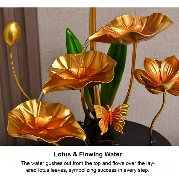 Luxe creatief lotusviskom ornament