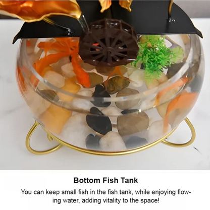 Luxe creatief lotusviskom ornament