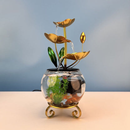 Luxe creatief lotusviskom ornament