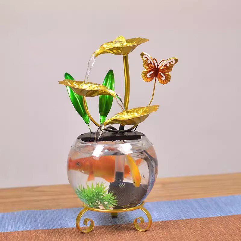 Luxe creatief lotusviskom ornament
