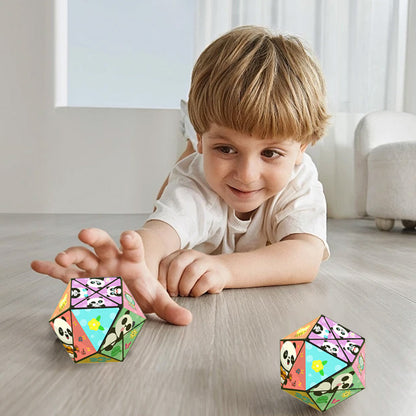 Creatieve Vouwende Panda Magische Kubus Speelgoed voor Kinderen