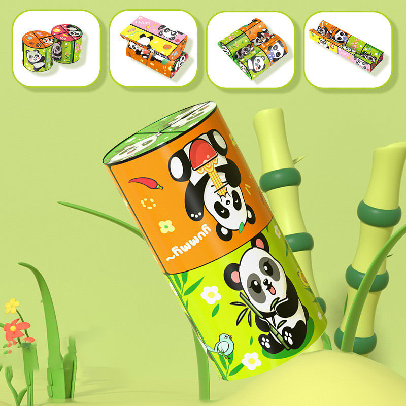 Creatieve Vouwende Panda Magische Kubus Speelgoed voor Kinderen