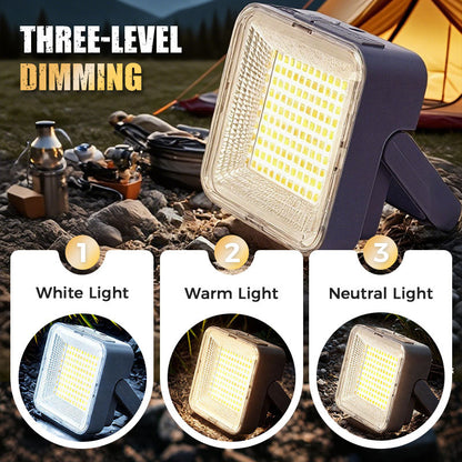 Draagbare waterdichte zonne-energie campinglamp
