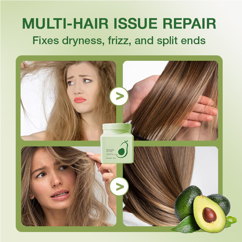 🤩 🤩 🤩 VANDAAG VOORDAT VOORDAT UITVERKOCHT! 👇🎁Avocado Diepverzorgend Haarmasker