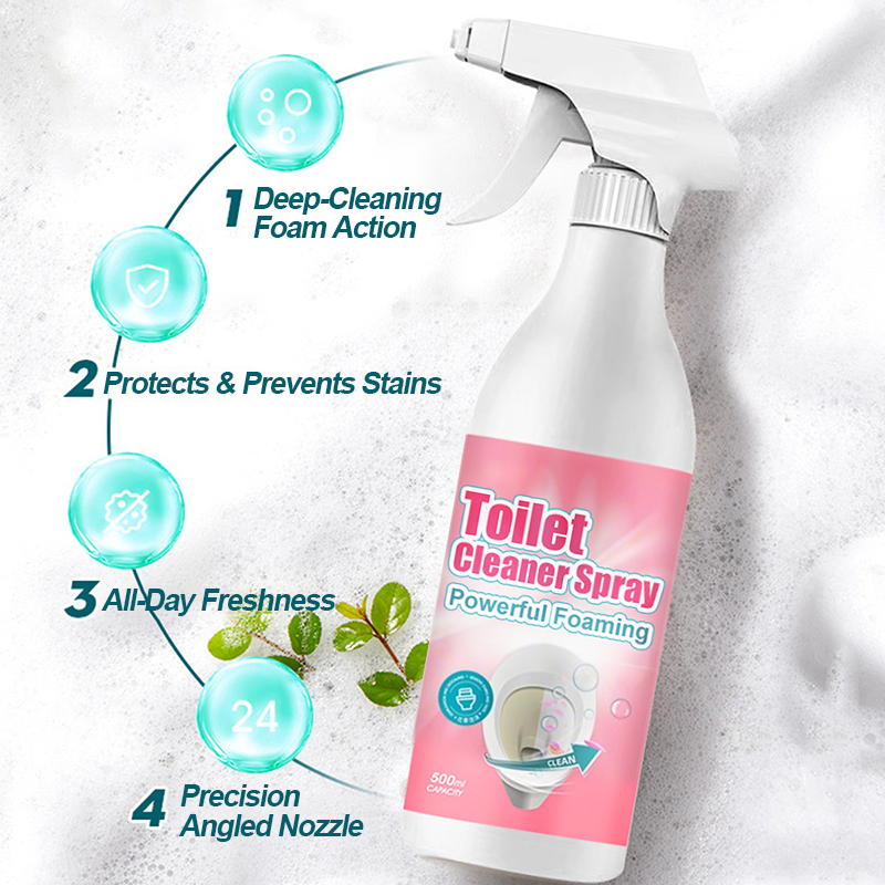 Krachtige Schuimende Toiletreiniger Spray