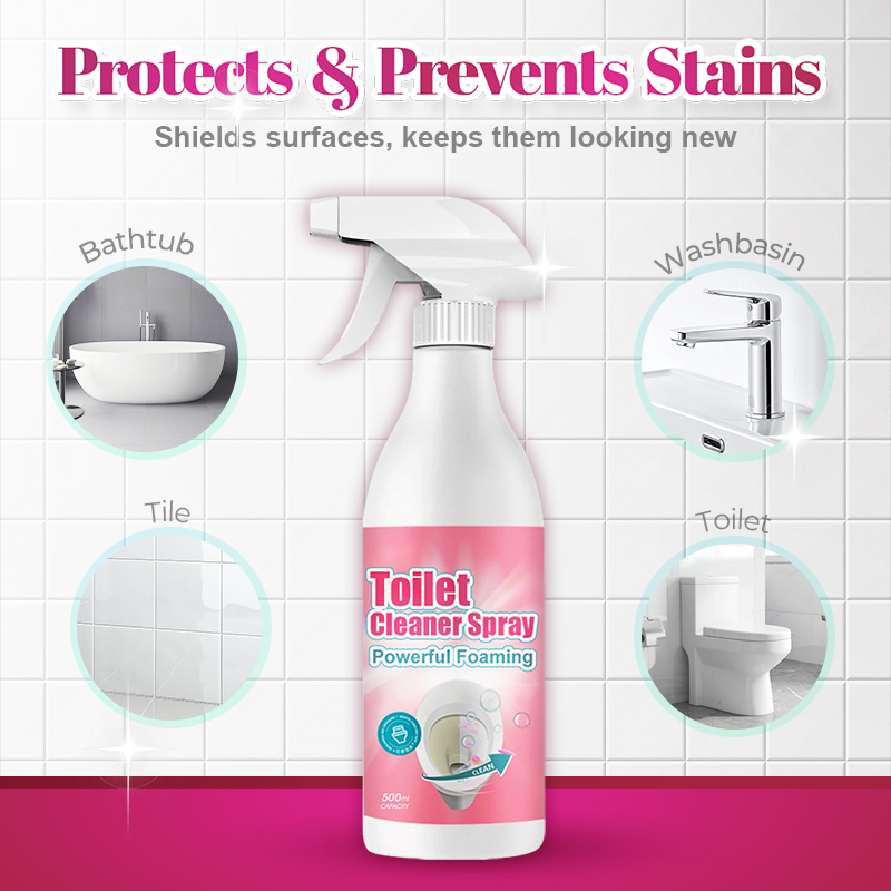Krachtige Schuimende Toiletreiniger Spray
