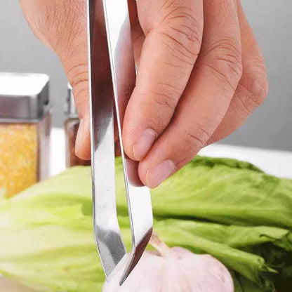 Hoogwaardige 304 roestvrijstalen knoflookpeler (klem-type) voor de keuken