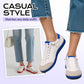 Casual sneakers voor dames met brede neus