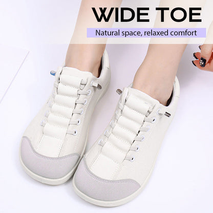 Casual sneakers voor dames met brede neus