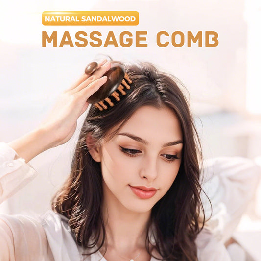 Massagekam van Natuurlijk Hout