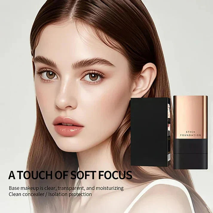 2-in-1 Foundation Stick met Borstel
