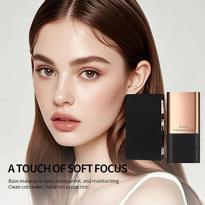 2-in-1 Foundation Stick met Borstel