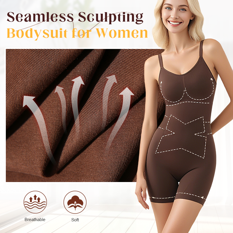 Naadloos vormgevende bodysuit voor vrouwen