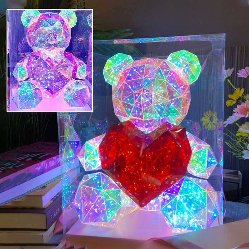 ✨【60% KORTING Sparkling Bear】— Omarm regenbogen en sterren! 🌈🧸💕