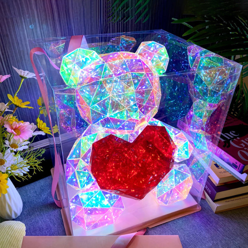 ✨【60% KORTING Sparkling Bear】— Omarm regenbogen en sterren! 🌈🧸💕