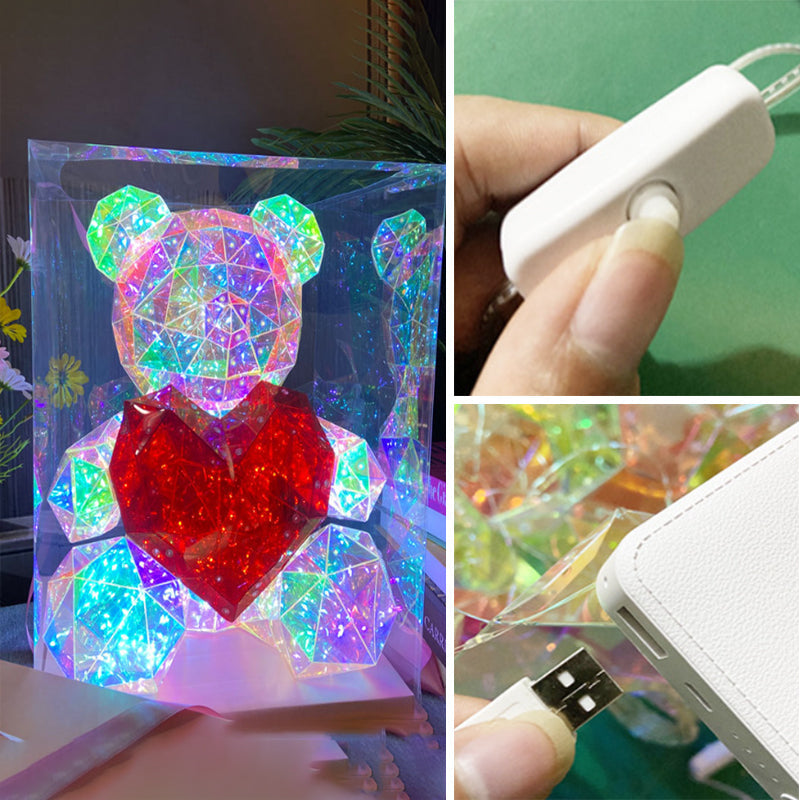 ✨【60% KORTING Sparkling Bear】— Omarm regenbogen en sterren! 🌈🧸💕