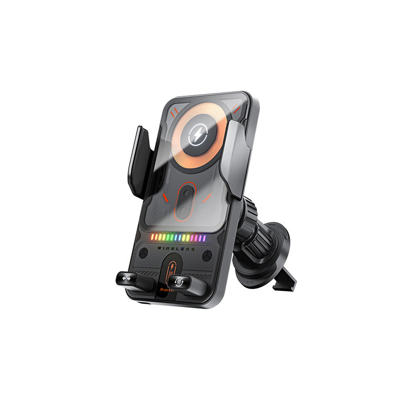 ✨ Beperkte voorraad beschikbaar, mis het niet!🙌Slimme 2-in-1 telefoonhouder voor in de auto met draaifunctie en draadloze oplader