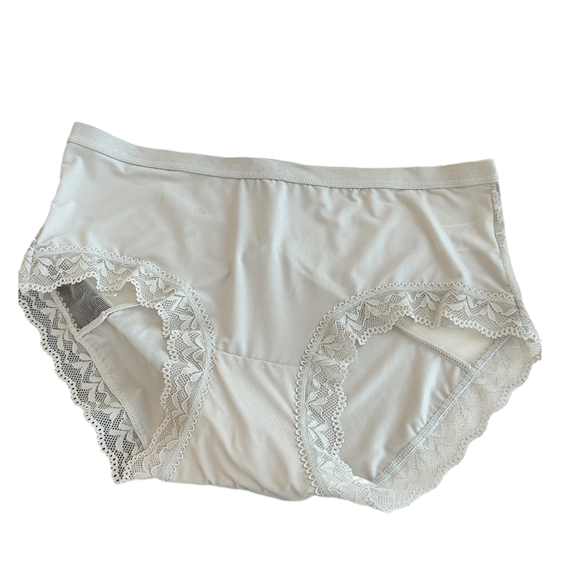 🌸 Exclusieve Deal: 1 Kopen = 2 Gratis 🌸 Elegante Dames Slip – Zachte Mid-Waist met Fijn Kant ✨