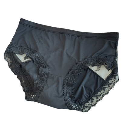 🌸 Exclusieve Deal: 1 Kopen = 2 Gratis 🌸 Elegante Dames Slip – Zachte Mid-Waist met Fijn Kant ✨