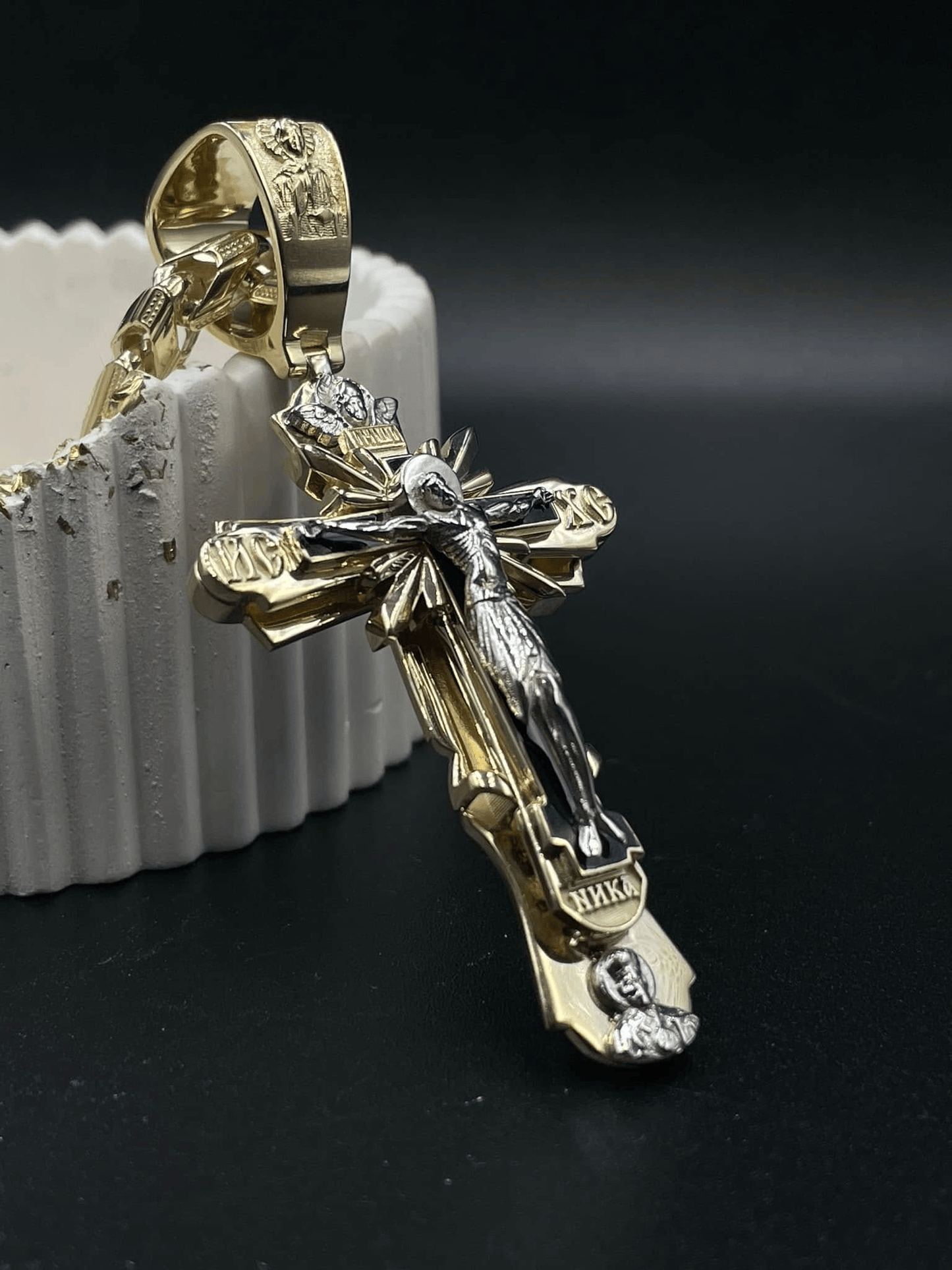Heilige Jezus kruisbeeld hanger ketting