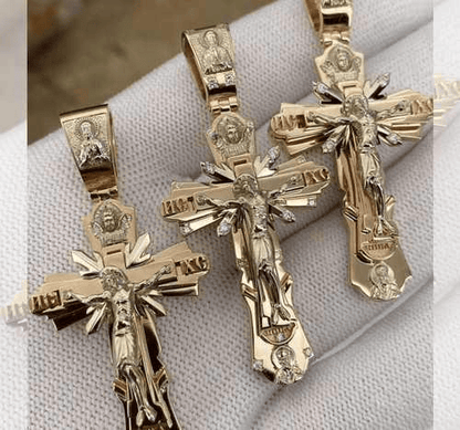Heilige Jezus kruisbeeld hanger ketting