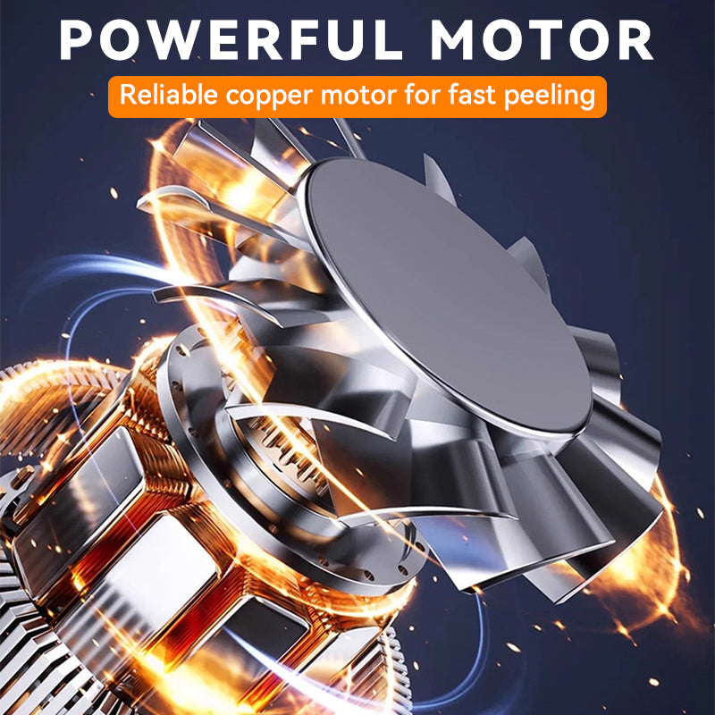 Transparante elektrische fruit- en groenteschiller