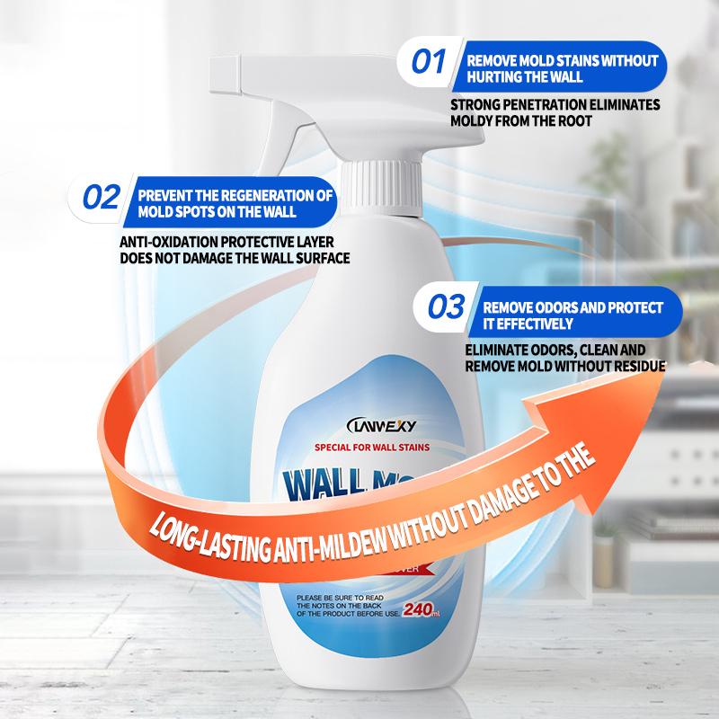 ✨ Lanwexy Schimmelverwijderingsspray - Verwijdert hardnekkige schimmel in minuten en voorkomt hergroei op tegels en oppervlakken 🚿🧼